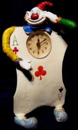 RELOJ PAYASO AS TREBOL